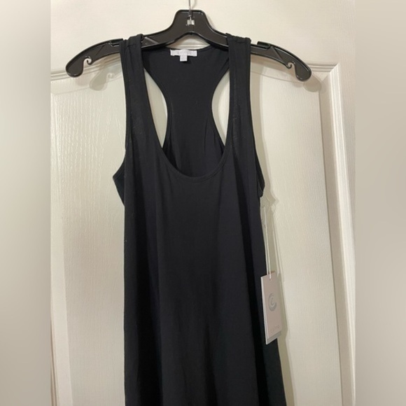 JOHNNY WAS CALME black racer back knit maxi dress - Picture 4 of 10